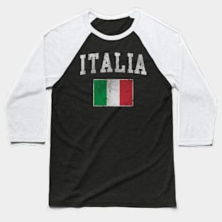 Italia Italian Flag Italy Italiano Baseball T-Shirt